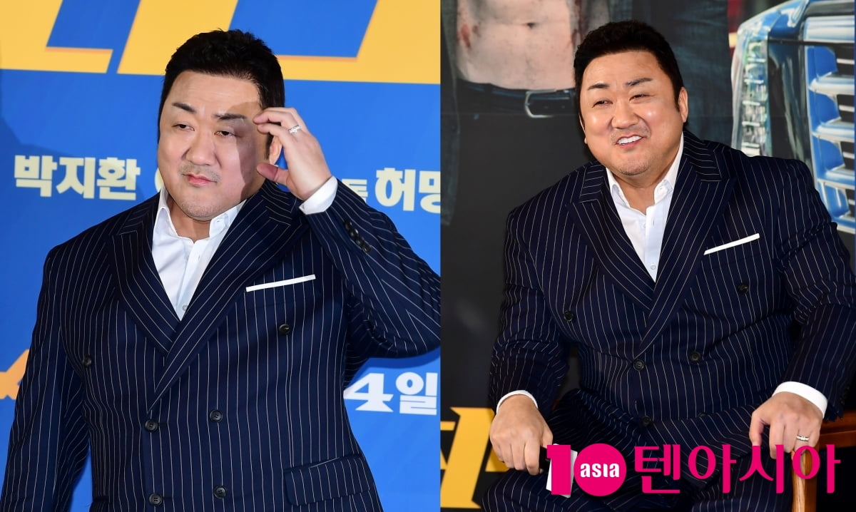 '범죄도시4' 마동석, 두개골 하트하는 마석도...더 강해졌다[TEN 포토+]