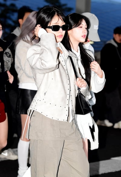 [TEN포토]아이브 레이-가을 '한눈에도 연예인 포스'