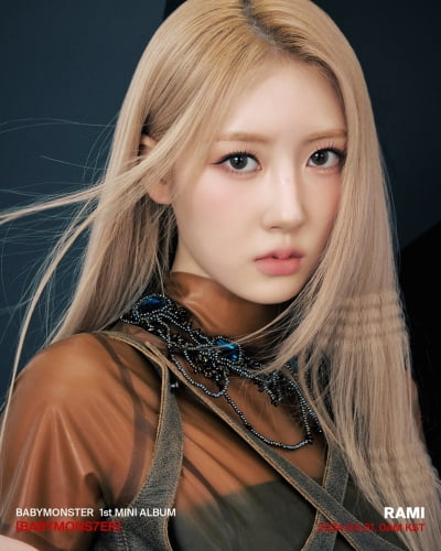 "블랙핑크 로제인줄" 베이비몬스터, 파리타·라미 개인 포스터 공개