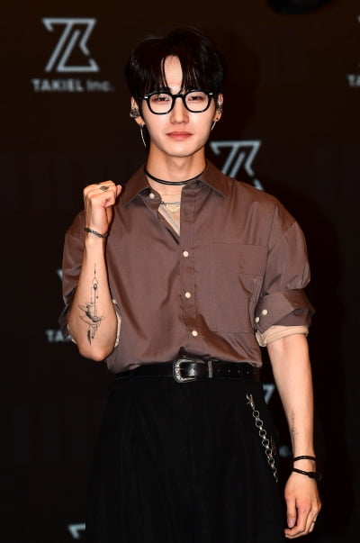 [TEN포토]엔엔디 데인 '힘찬 파이팅!'
