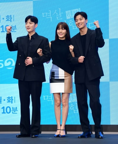 [TEN포토]김하늘-연우진-장승조 '멱살 한번 잡힙시다 주역들'