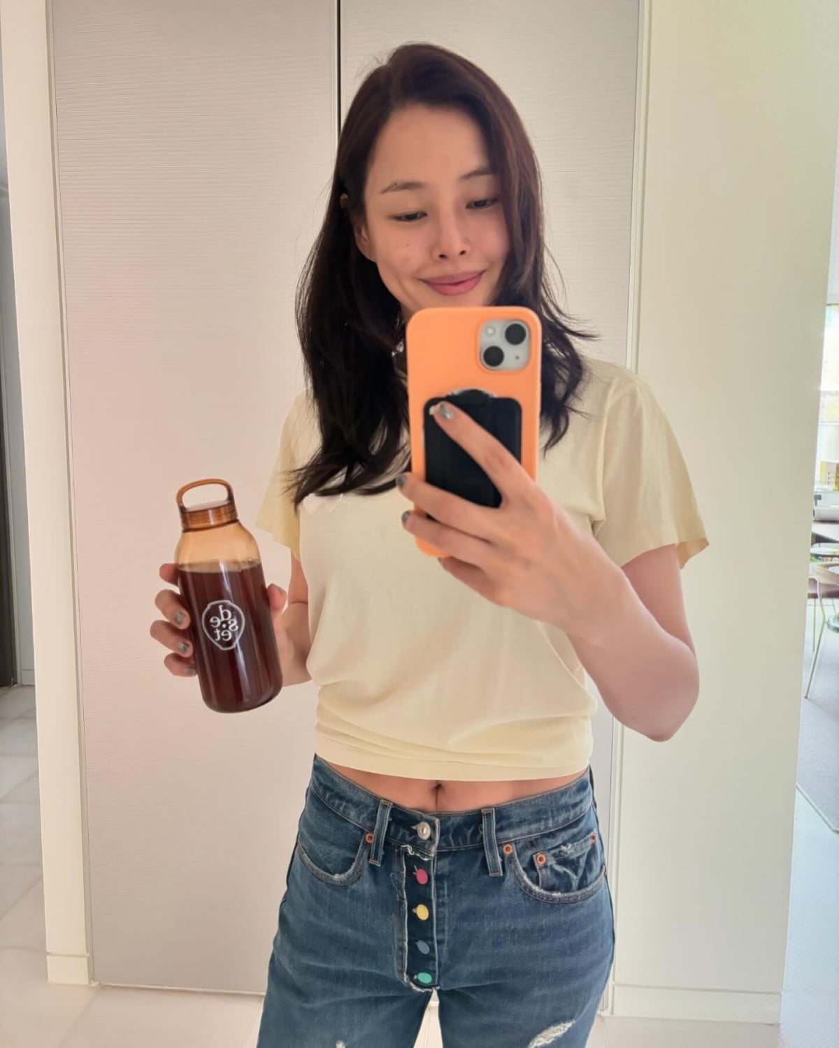 이하늬, 7일 절식 끝 보식 시작…관리하는 여배우의 원하는 청바지 핏