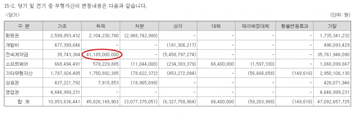 /사진 = YG 사업보고서 발췌