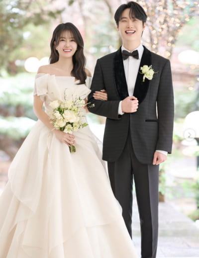 원혁♥이수민, 웨딩화보 최초 공개…父 이용식 반대 이겨내고 맺은 결실[TEN이슈]