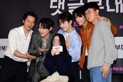 [TEN포토]팬을 위한 영화 '댓글부대' 주역들