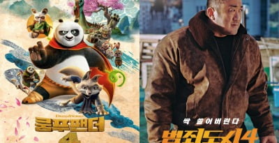 4월 극장가, 시리즈 4가 사로잡는다…'쿵푸팬더'·'범죄도시' 연이어 컴백