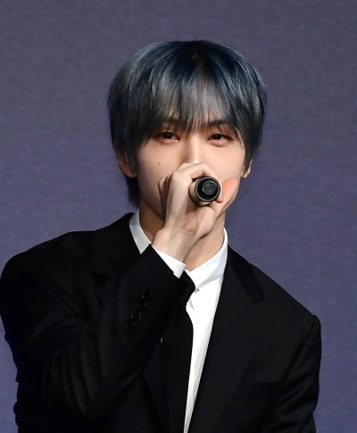 [TEN포토]NCT 드림 지성 '막내 인사드려요'