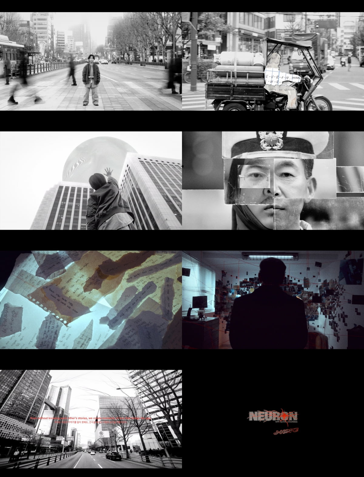 제이홉, 새 앨범 타이틀곡 'NEURON (with 개코, 윤미래)' 오피셜 모션 픽처 공개