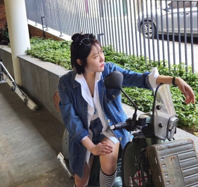 '14kg 감량' 김현숙, 핫팬츠 입고 각선미 자랑