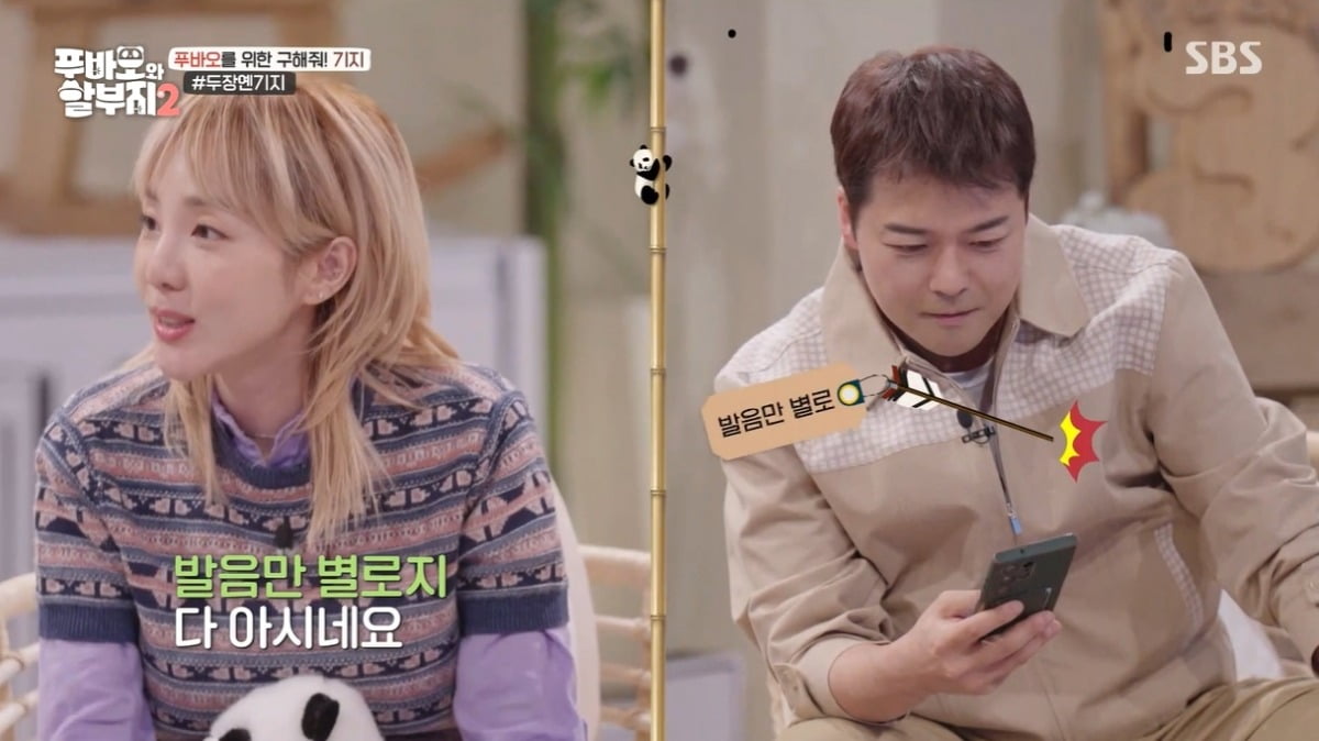 사진='SBS '푸바오와 할부지 2' 캡처
