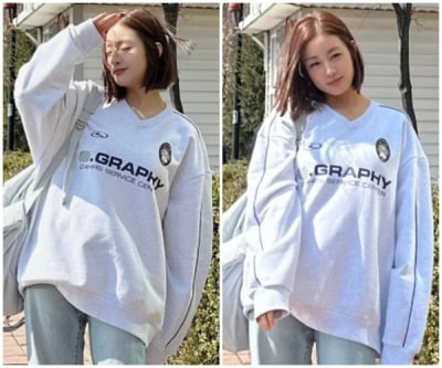 출산 붓기가 아직 안빠졌나…강소라, 5만원대 맨투맨에 묻힌 글래머러스 몸매