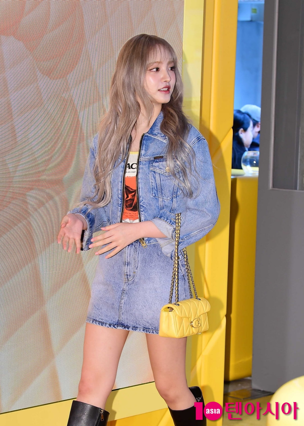 아이브 리즈, 사랑스러운 청청패션...벛꽃 보다 아름다워[TEN포토+]