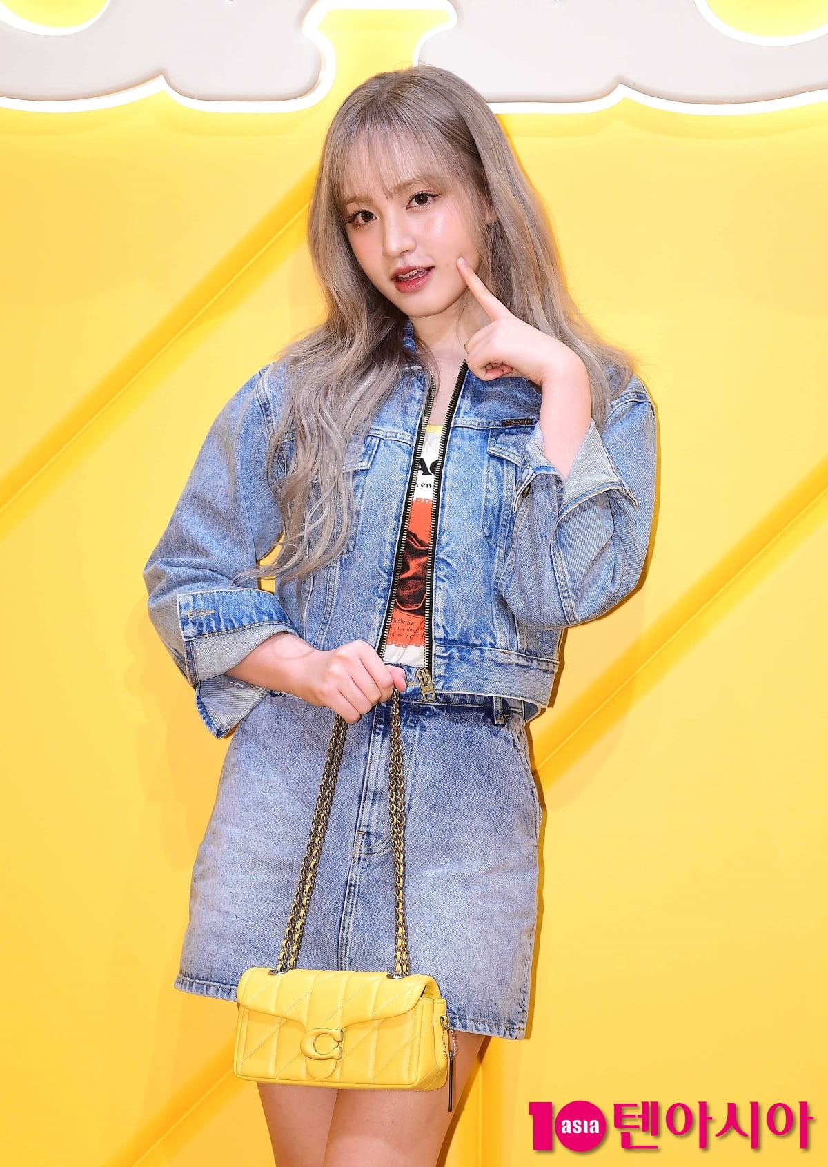 아이브 리즈, 사랑스러운 청청패션...벛꽃 보다 아름다워[TEN포토+]