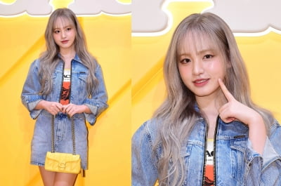 아이브 리즈, 사랑스러운 청청패션...벛꽃 보다 아름다워[TEN포토+]