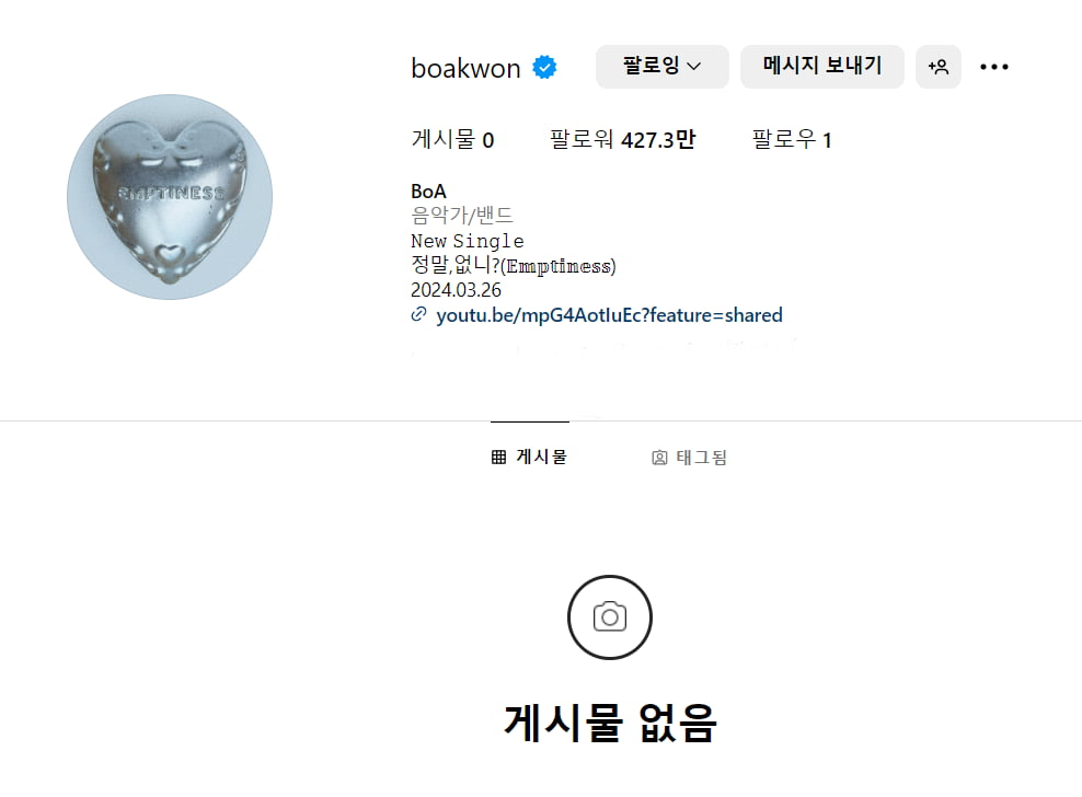 '은퇴 암시' 보아, 악플 때문일까…SNS 게시물 다 밀었다[TEN이슈]