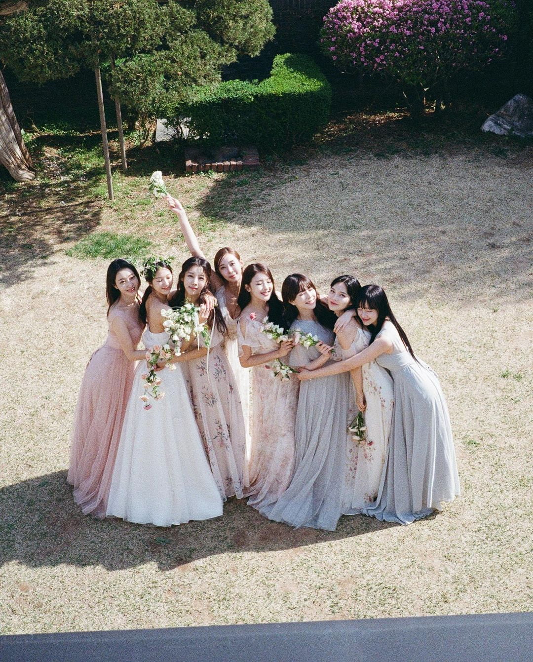 나인뮤지스 민하, 웨딩 촬영 1주년 기념…"휴대폰이 알려줬다"