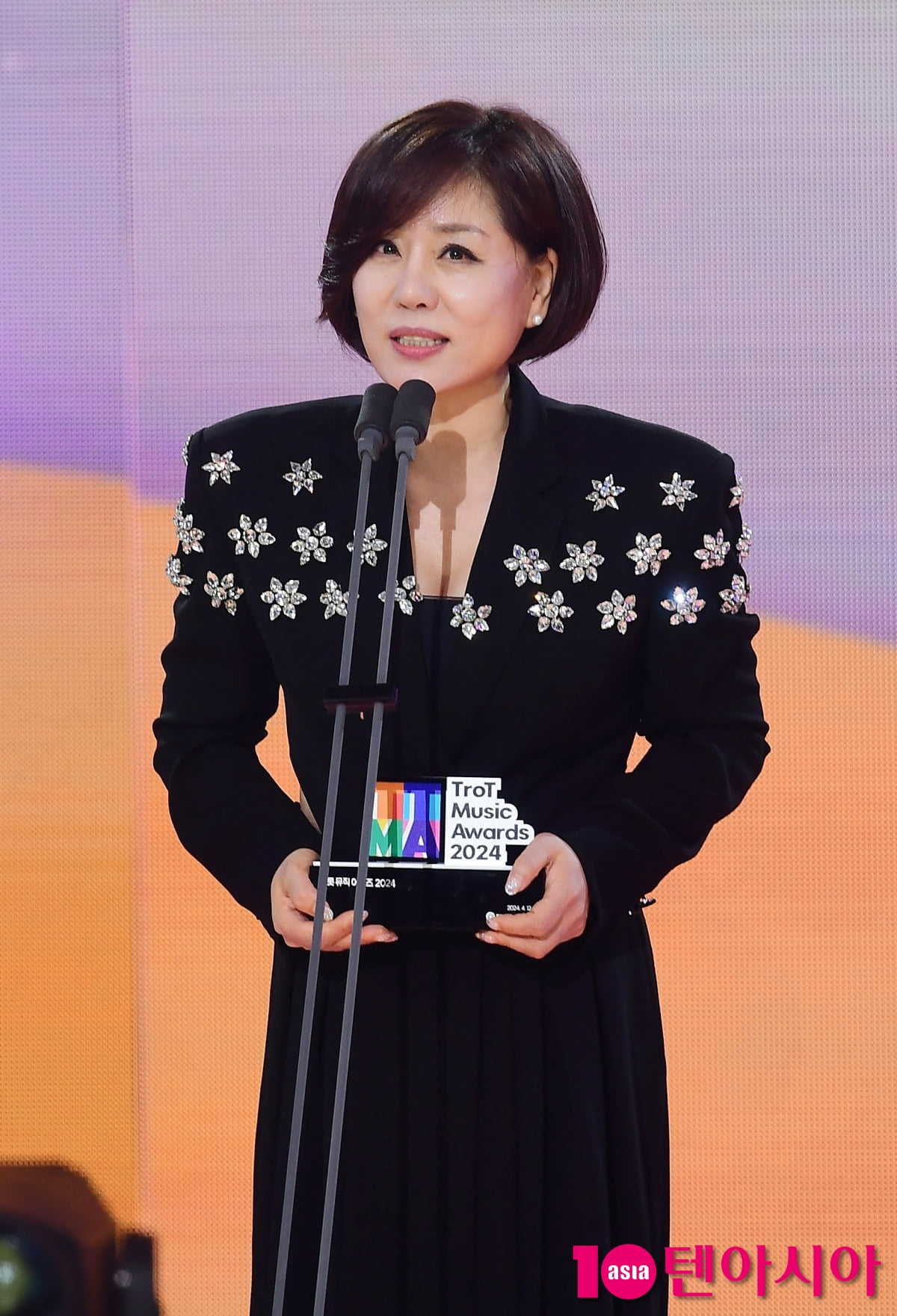 [TEN포토]한혜진 '골든레코드상 수상'