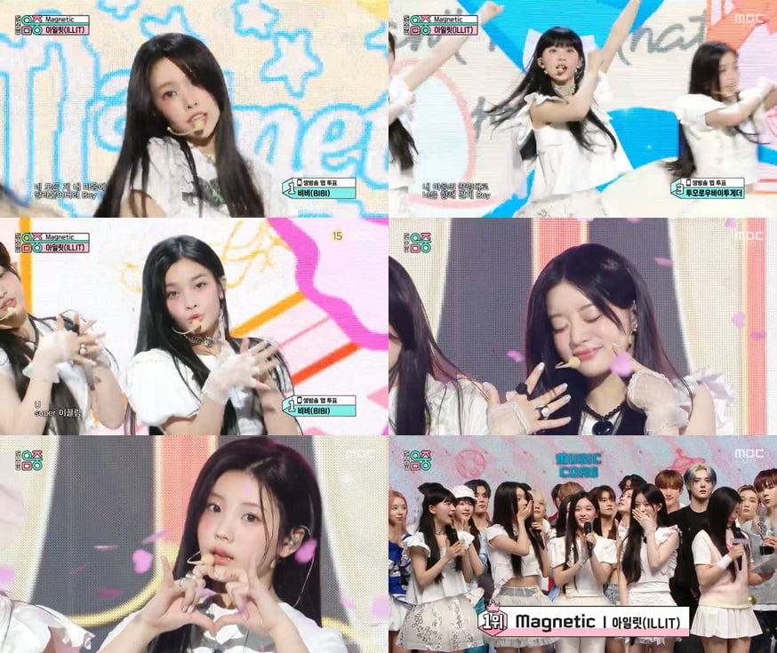 아일릿, 'Magnetic'으로 지상파 음악방송 첫 1위