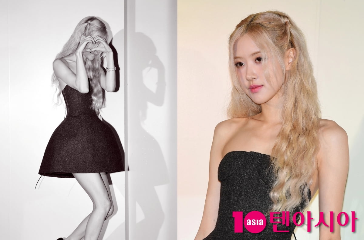 블랙핑크 로제, 걸어다니는 팅커벨...수줍은 소녀[TEN포토+]