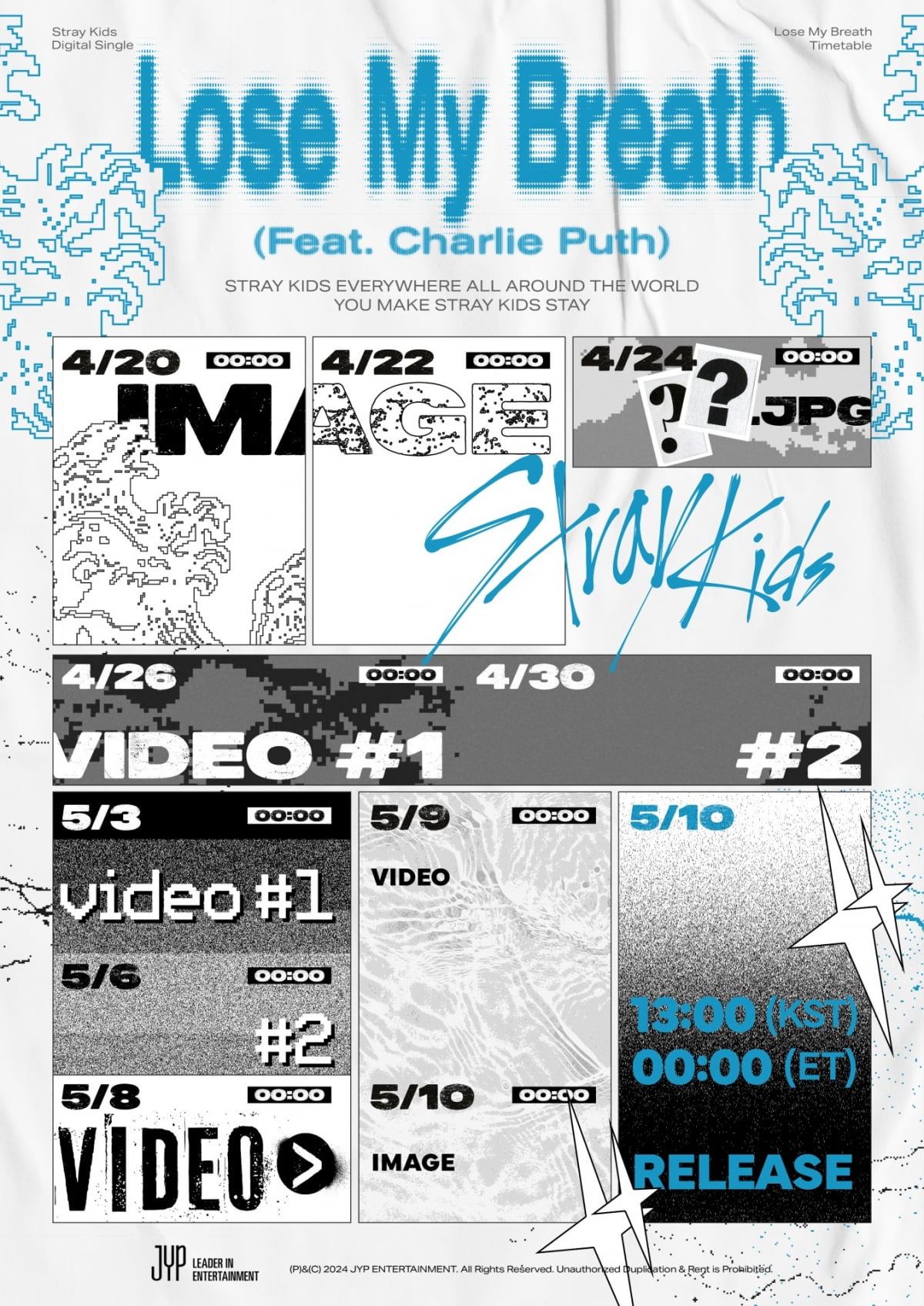 스트레이 키즈, 새 디싱 'Lose My Breath (Feat. Charlie Puth)' 각종 콘텐츠 예고