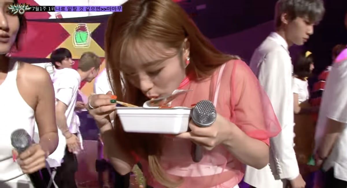그룹 마마무 휘인 1위 앙코르 무대/사진=KBS '뮤직뱅크' 캡처