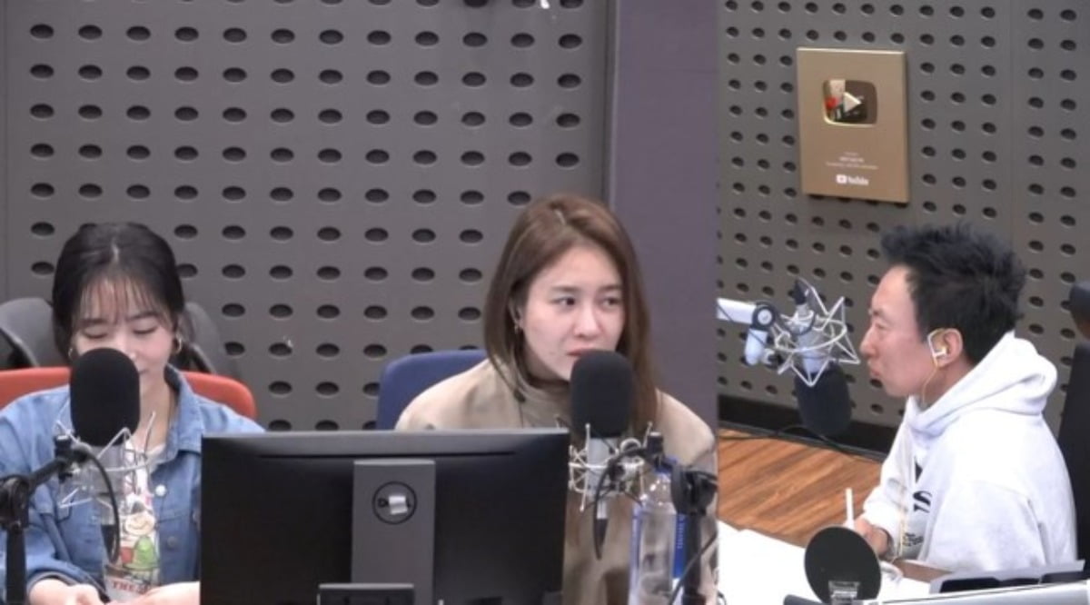 배우 이지혜, 옥주현, 방송인 박명수/사진=KBS 쿨FM ‘박명수의 라디오쇼’ 캡처
