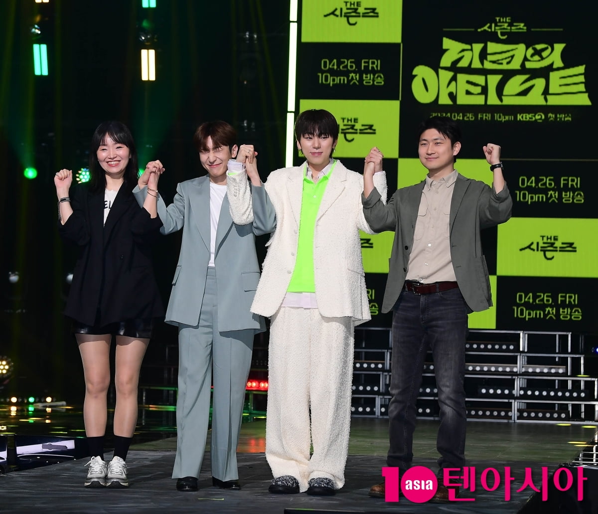 [TEN포토]최승희 PD-지코-정동환-김태준PD '지코의 아티스트 주역들'