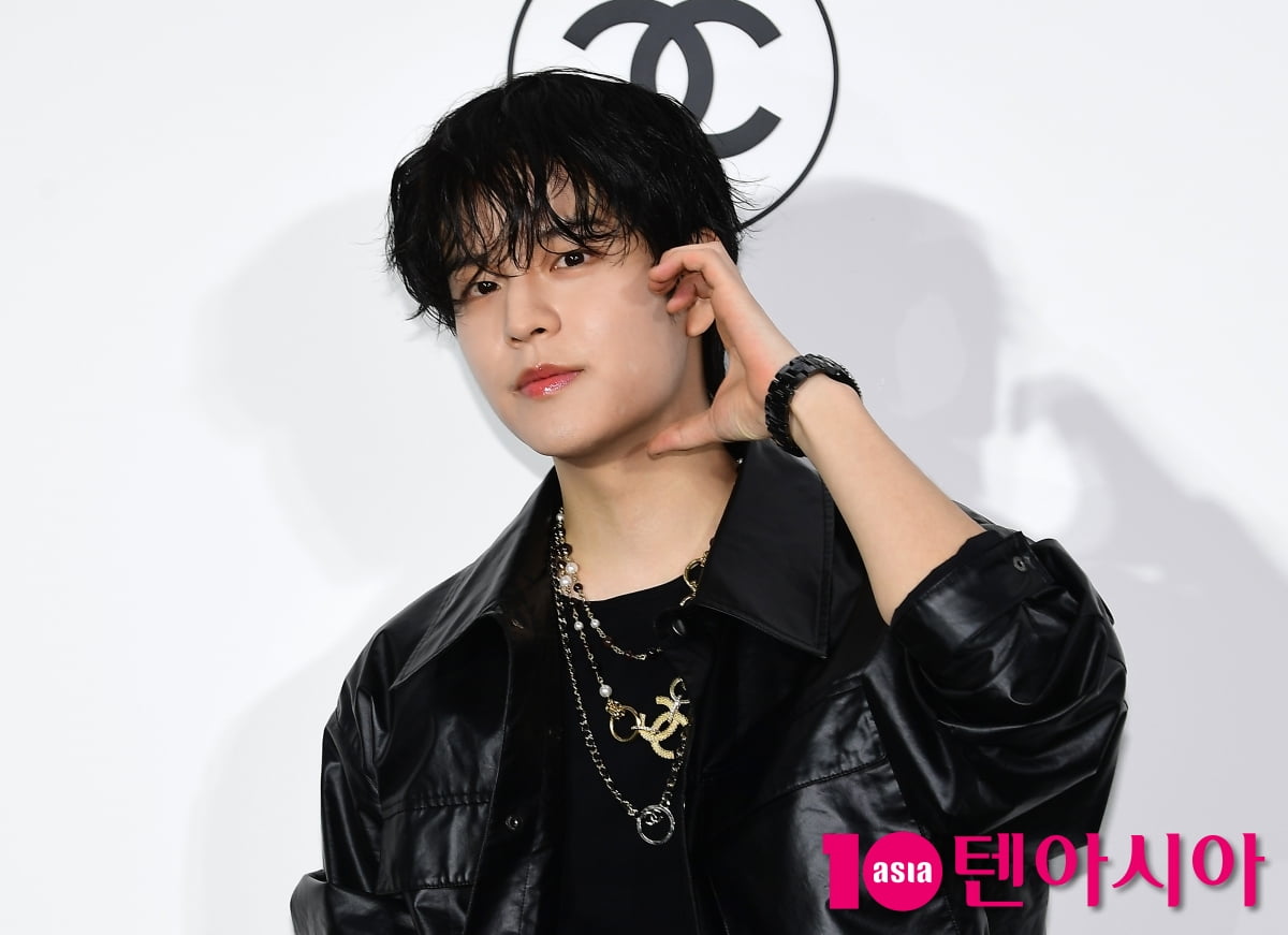 [TEN포토]스트레이키즈 승민 '터프한 하트'