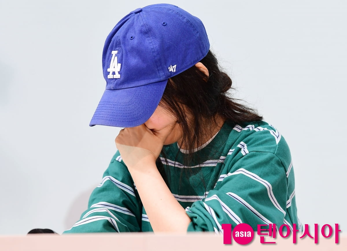 [TEN포토]민희진 '어제 잠을 못잤어요'