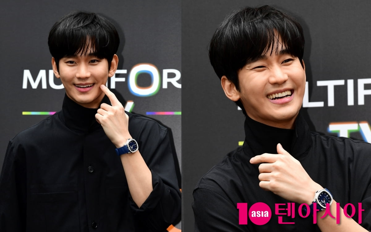 김수현, 홍해인이 말했다 "소매 내려"...백현우 언제나 멋짐[TEN포토+]