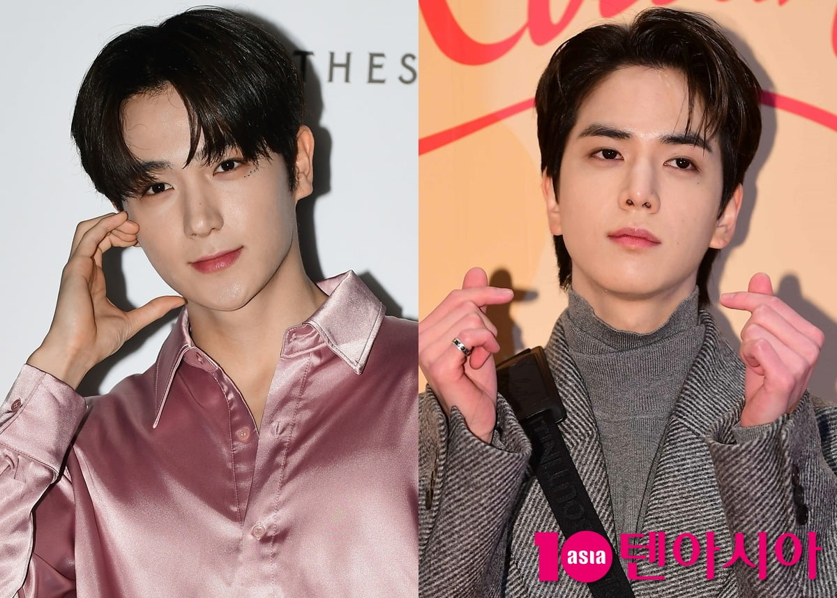 왼쪽부터 현재, 영훈 / 사진 = 텐아시아 사진 DB