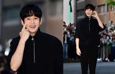Kim Soo-hyun, Baek Hyun-woo's tear button...I smiled today
