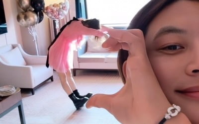 이다해, ♥세븐이 얼마나 좋길래…온몸으로 하트 만들다가 '아찔'