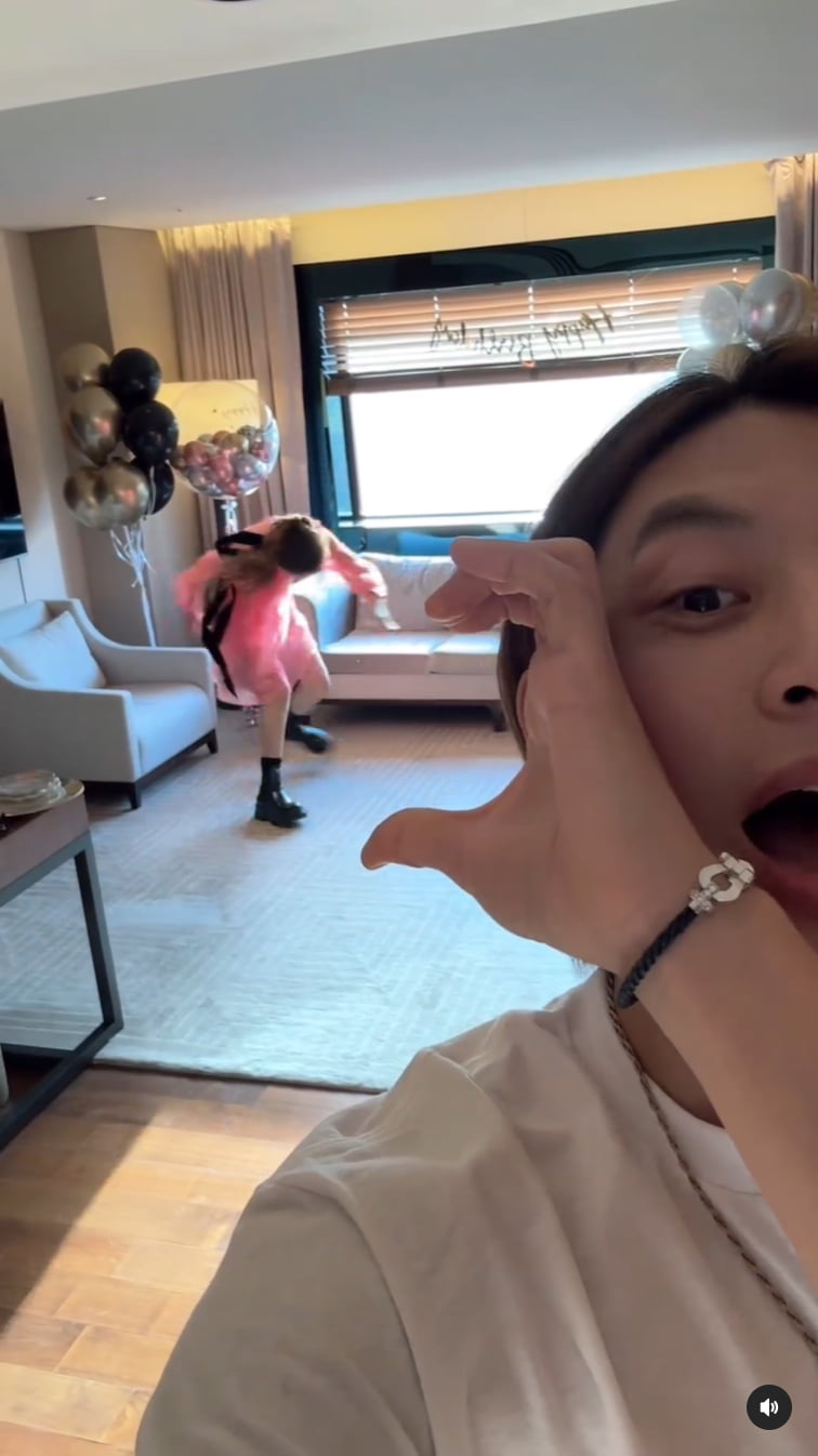 이다해, ♥세븐이 얼마나 좋길래…온몸으로 하트 만들다가 '아찔'