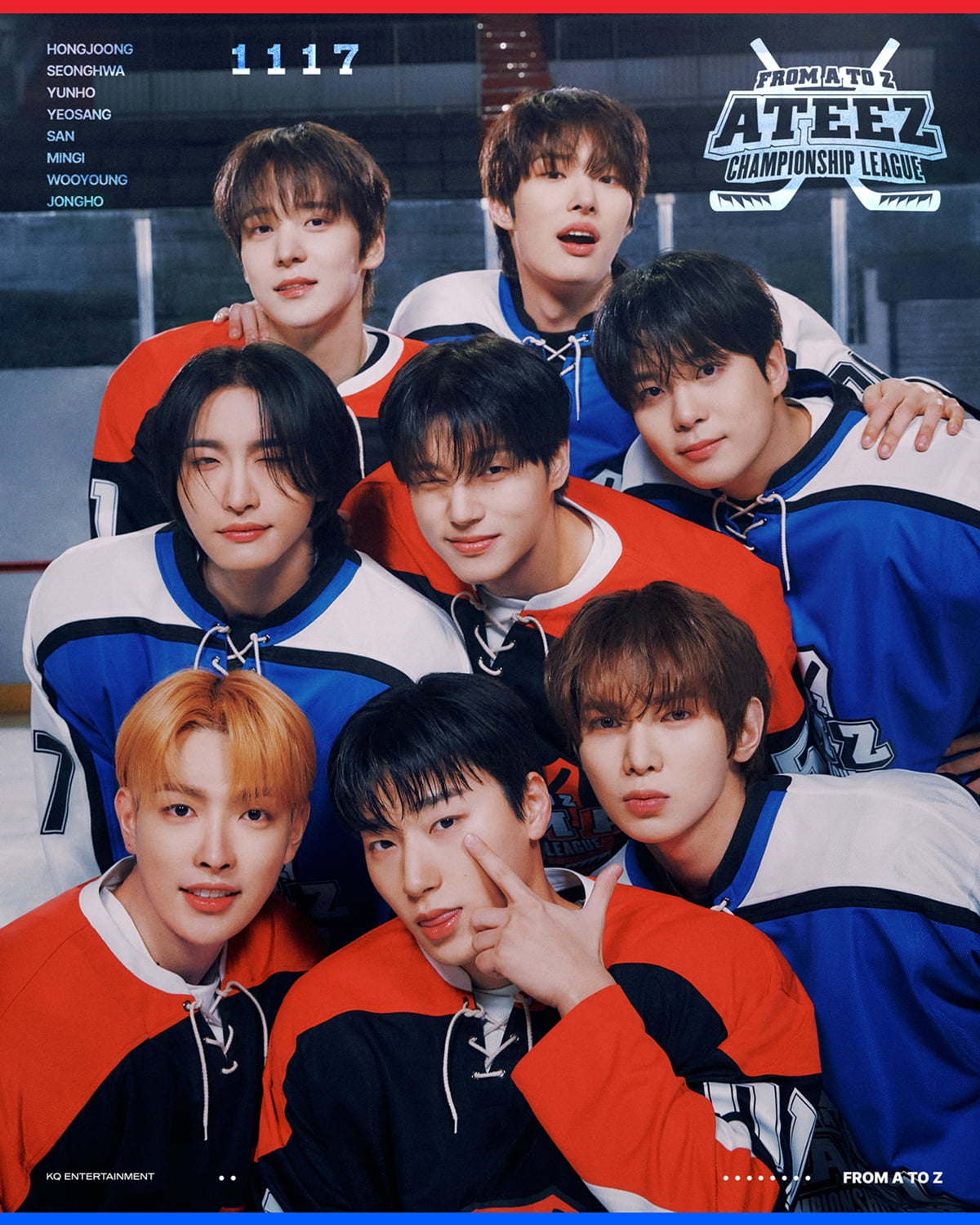 에이티즈(ATEEZ), 아이스하키 선수로 변신