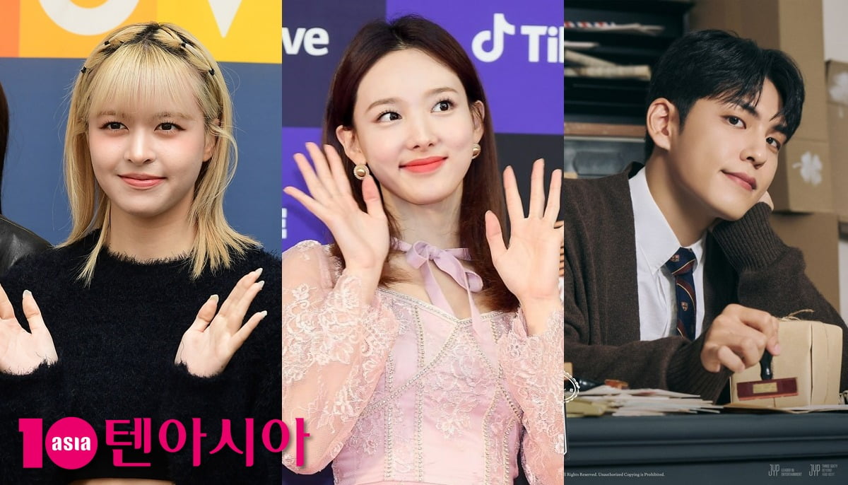 왼쪽부터 엔믹스 릴리, 트와이스 나연, 데이식스 원필 / 사진 = 텐아시아 사진 DB