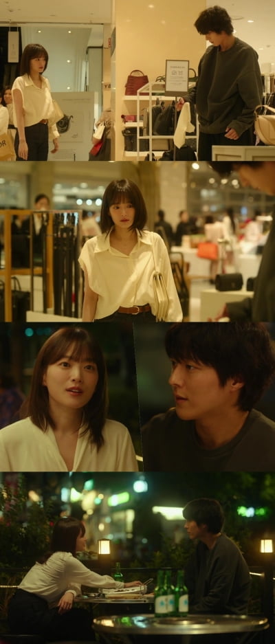 천우희, 장기용 철벽 허물기 성공했나…눈 맞추며 술잔 기울여 ('히어로는 아닙니다만')