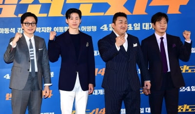 「犯罪都市4」28日連続1位、カン・ドンウォン「設計者」前売り率2位