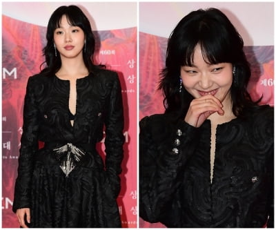 파격적인 가슴 노출 드레스…김고은, 명품 C사의 거친 질감을 사랑해