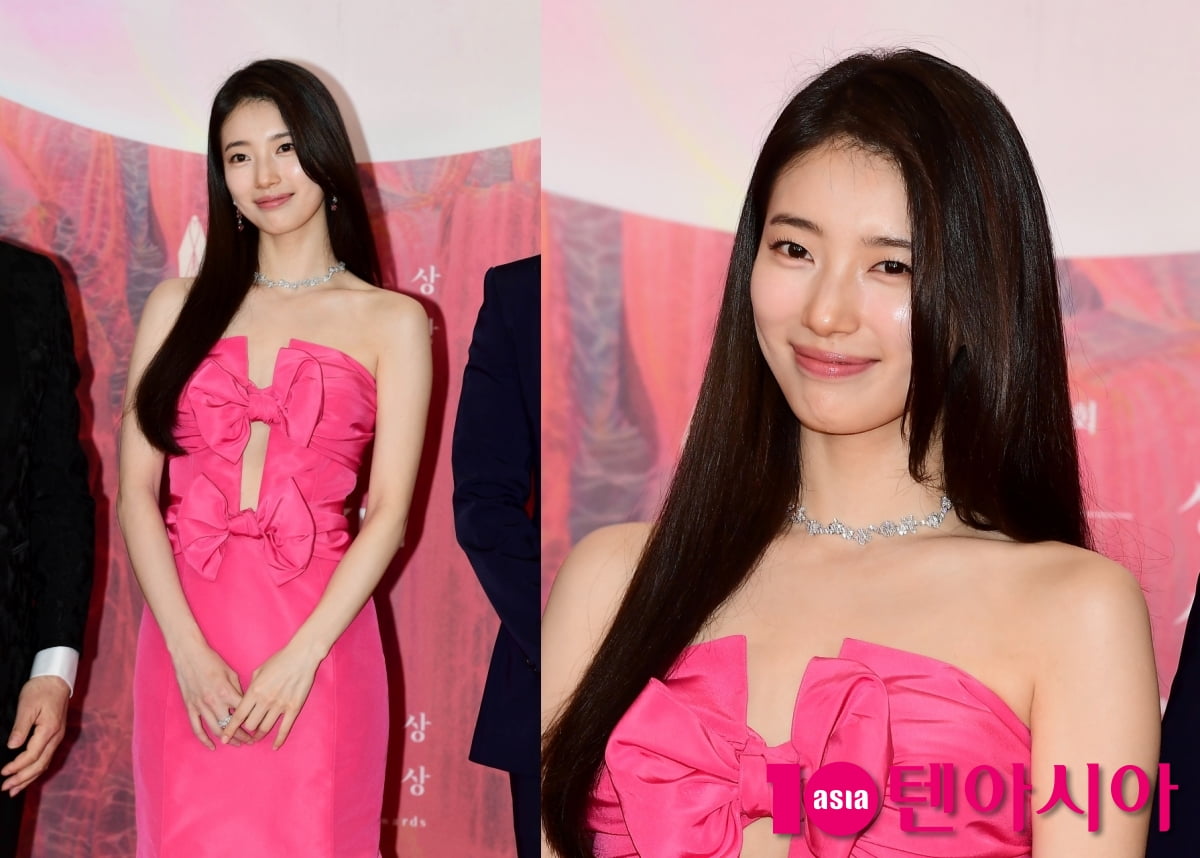 수지, 감탄사 부르는 여신...눈부심 그 자체[TEN포토+]