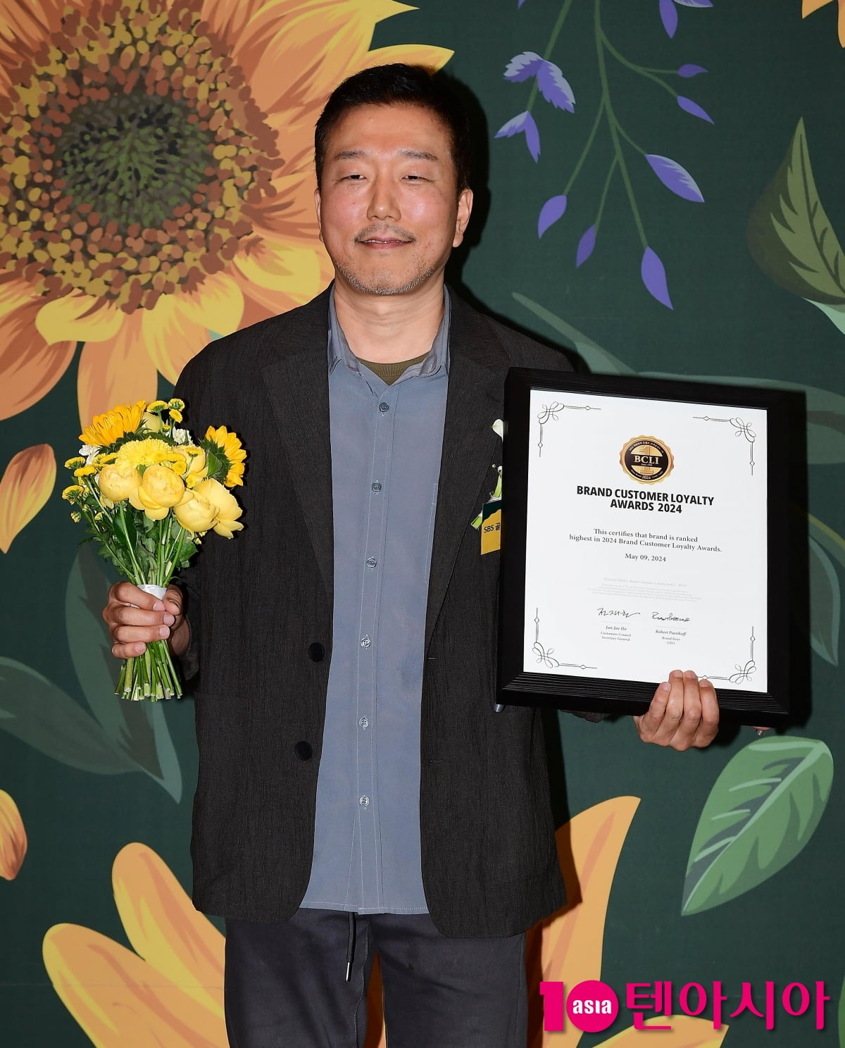 [TEN포토]'골때녀' 박성환 PD '스포츠예능 3년연속 수상'