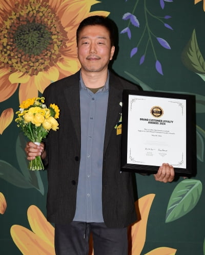 [TEN포토]'골때녀' 박성환 PD '스포츠예능 3년연속 수상'