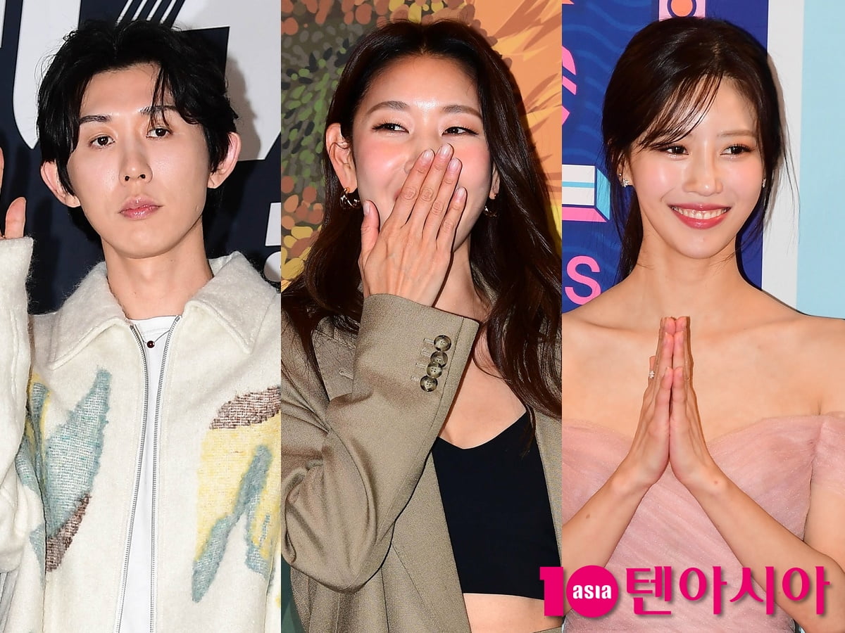 가수 코드 쿤스트, 모델 한혜진, 가수 이미주/사진=텐아시아 사진DB
