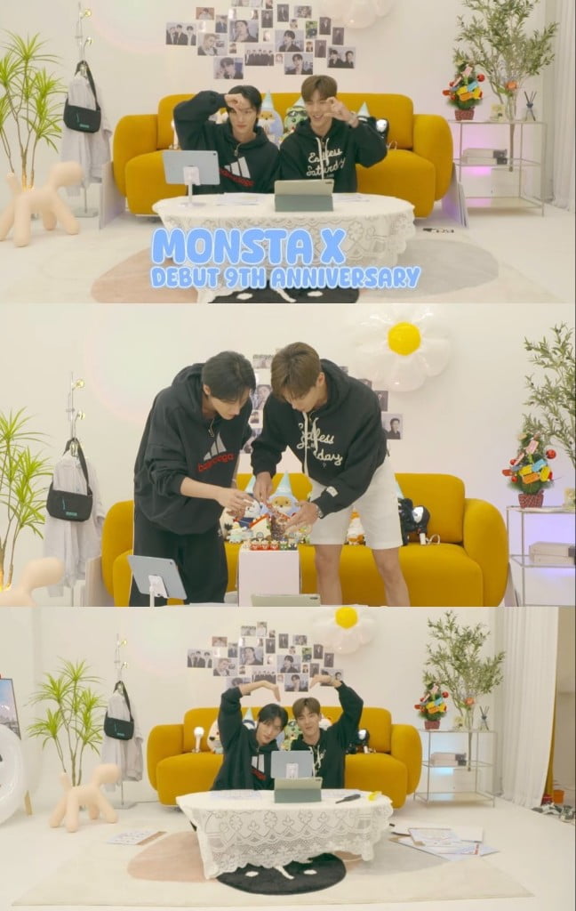 몬스타엑스, 군복무 중인 멤버 근황 전했다