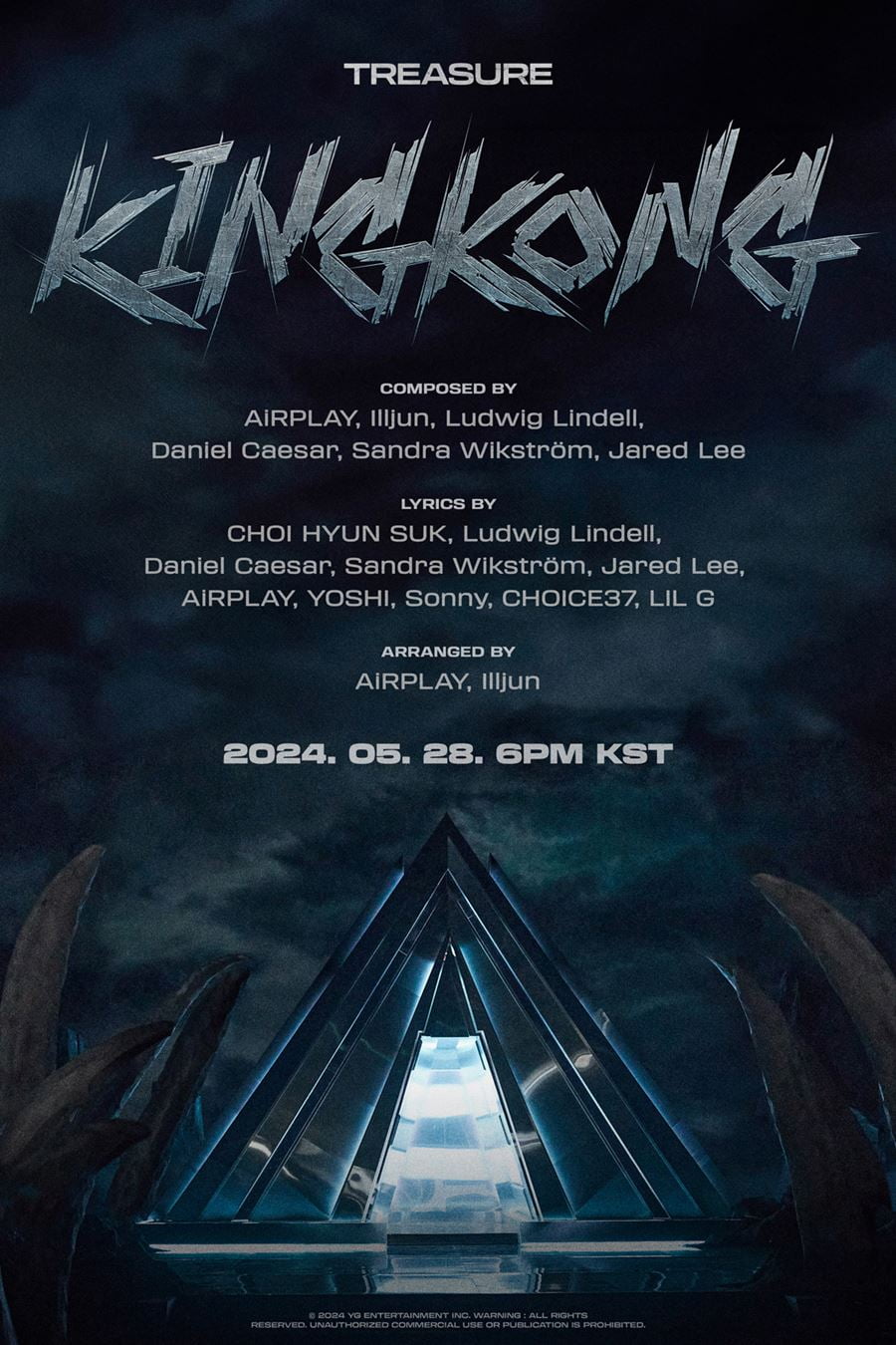 트레저, 신곡 제목은 'KING KONG'!! 오는 28일 발매