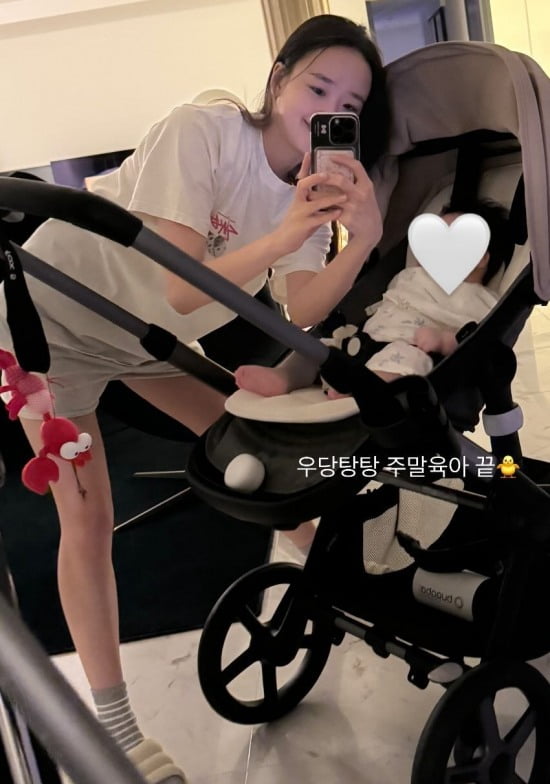 손연재, 9살 연상 남편과 '육아 일상'…신생아 아들 모습에 미소 [TEN★]