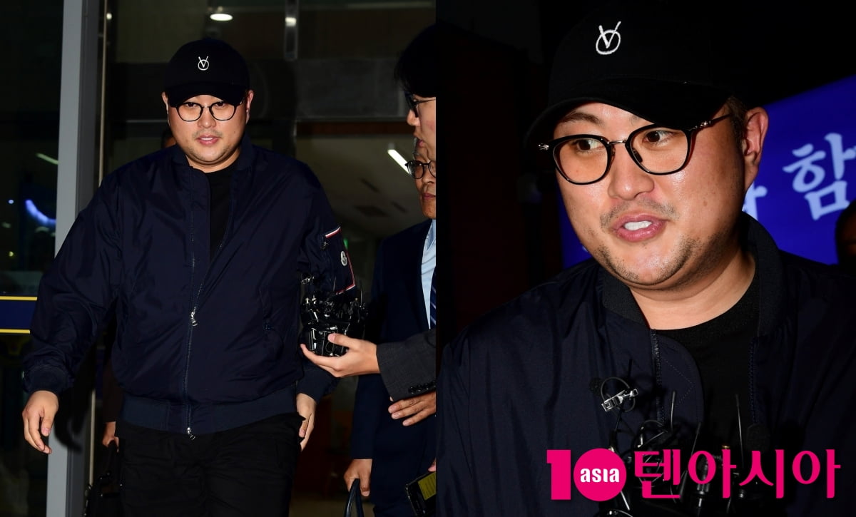 '음주 뺑소니 협의' 김호중 "죄인이 무슨말을 하겠냐,죄송하다"[TEN포토+]