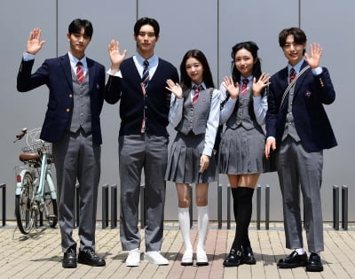 [TEN포토]노정의-이채민-김재원-지혜원-이원정 '하이라키 주역들'
