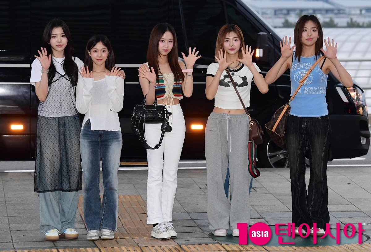 [TEN포토]퀸즈아이 '러블리한 공항패션'