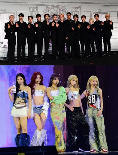 'Platinum siblings' Seventeen and Le Seraphim, Japan Record Association certified collectors
